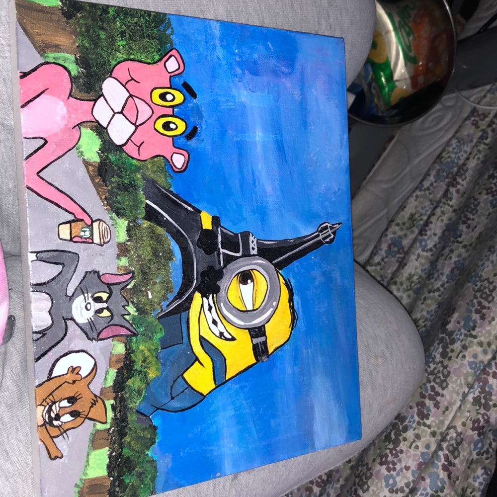 Cute home decor painting